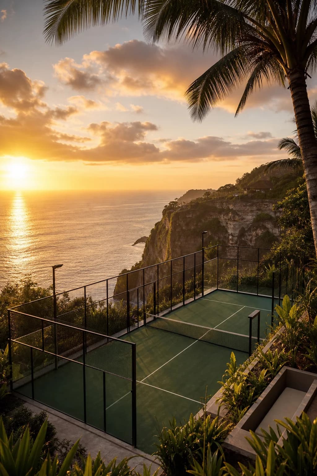Padel courts in the wider Uluwatu playing area