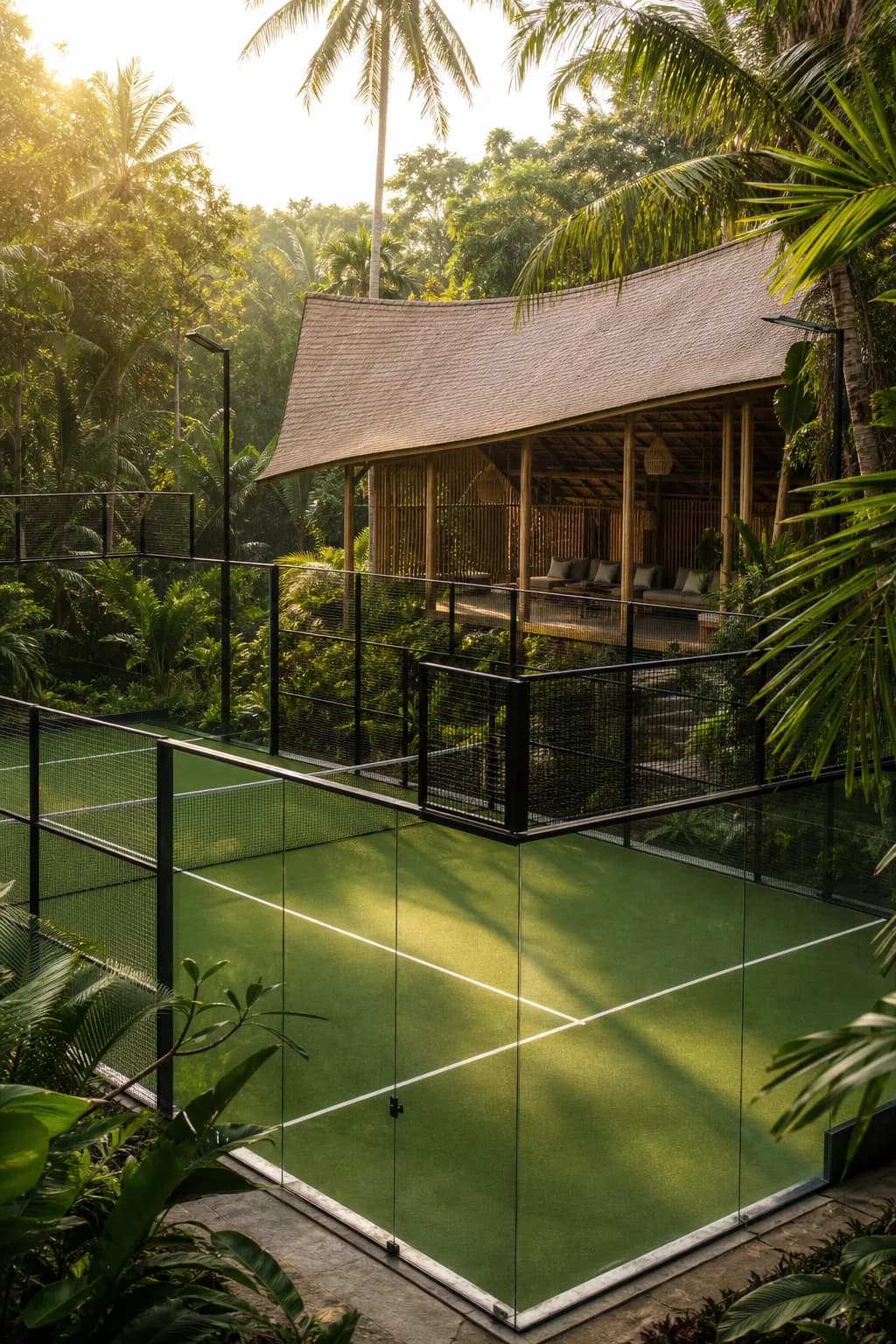 Padel courts in the wider Ubud playing area