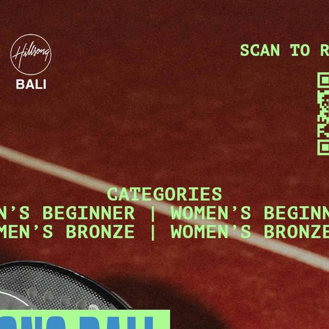 Hillsong Bali Padel Fundraising Tournament tournament artwork